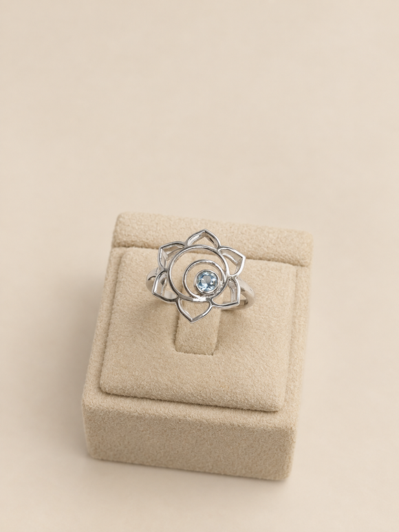 Lotus Halo Ring