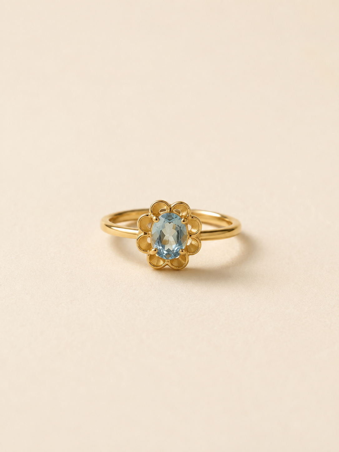 Flower Halo Ring