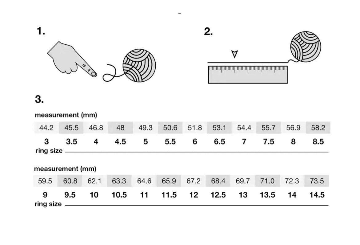 Ring size guide